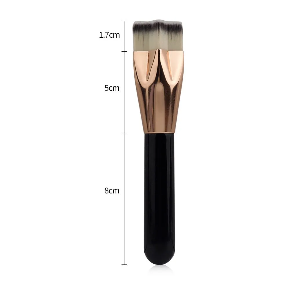 1 Pc Pentagram Powder Foundation Brush Flat Head Seamless Liquid