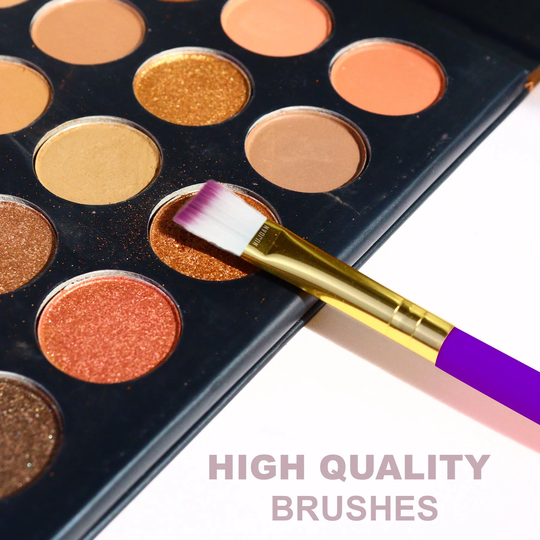 10 PCS Professional Makeup Brush Set (Purple)