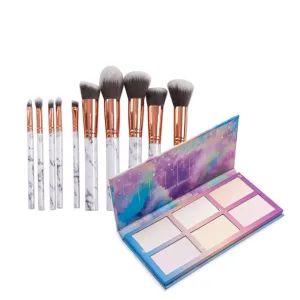 10 Piece Marble Set   Highlight Palette