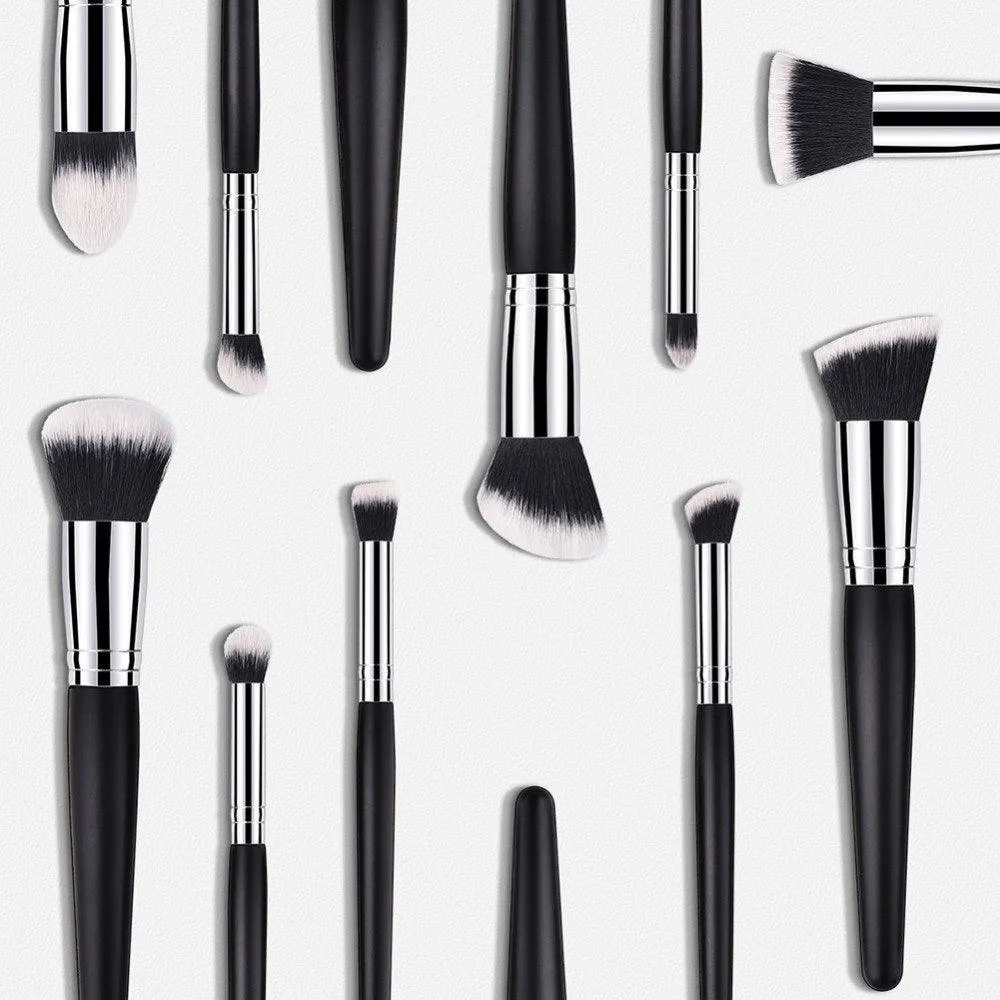 10 Piece Mini Travel Kabuki Brush Set