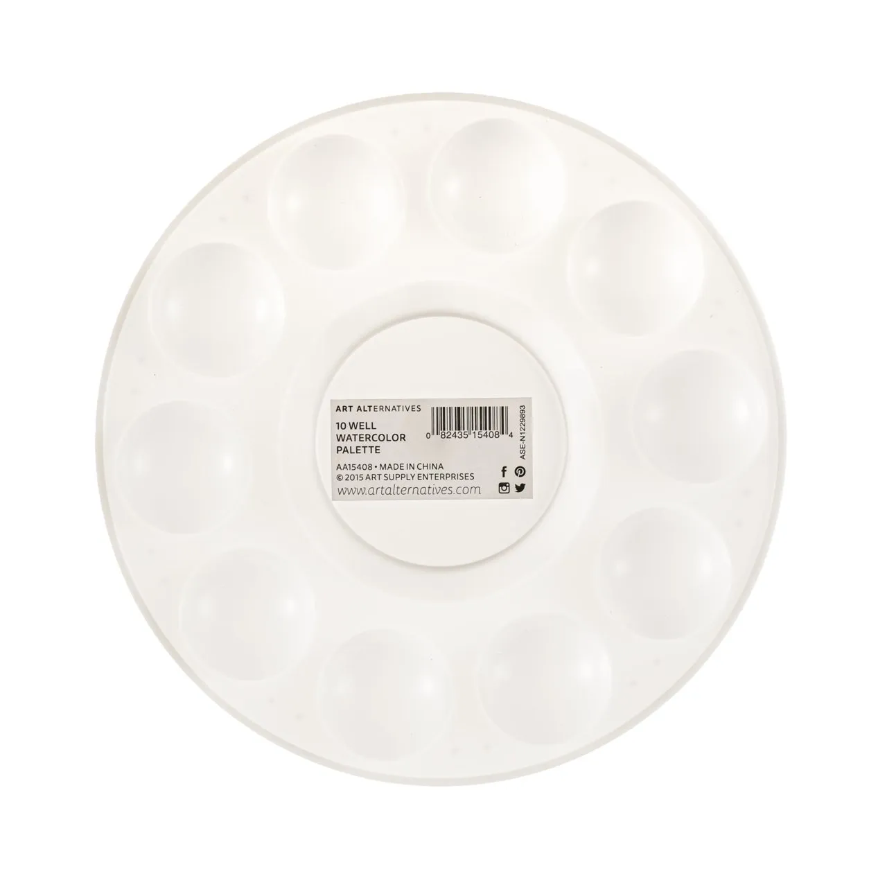 10-well Round Plastic Palette