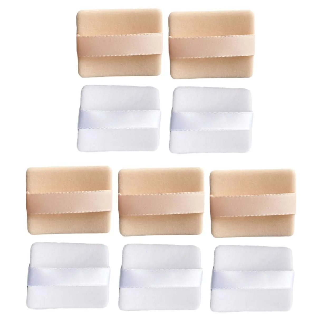 10pcs Makeup Puff for Powder Foundation Loose Powder Puff Body Washable Soft Delicate