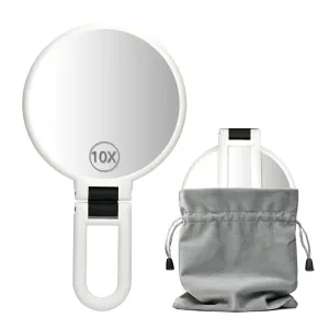 10X/15X Enlarged travel makeup mirror