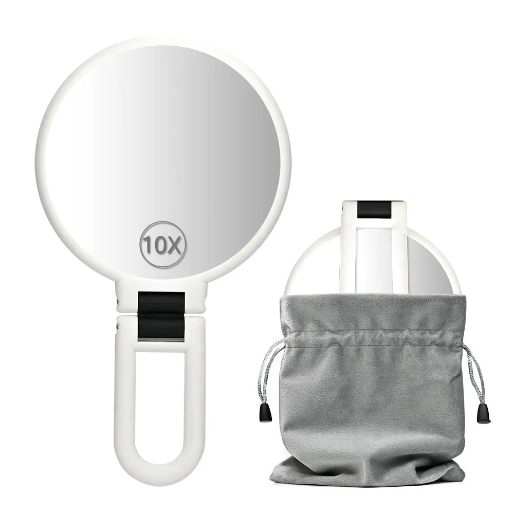 10X/15X Enlarged travel makeup mirror