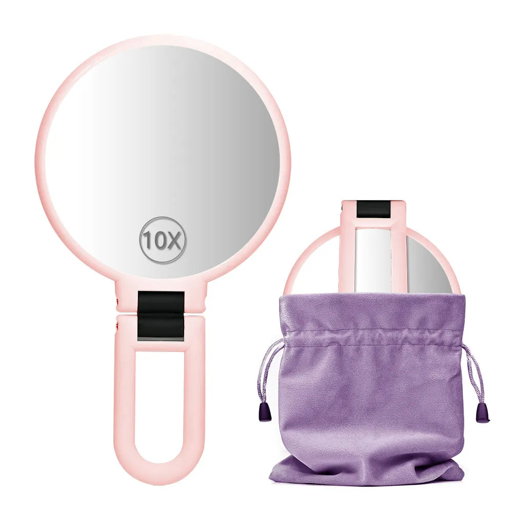 10X/15X Enlarged travel makeup mirror