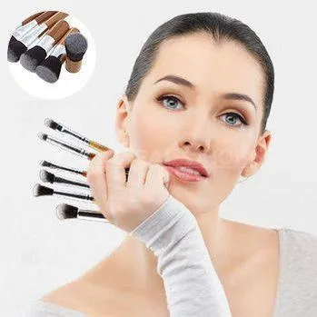 11 Pcs Bamboo Makeup Brush Set
