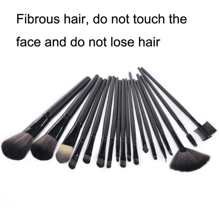 15 PCS / Set Wood Color Makeup Brush Set Loose Powder Brush Makeup Tool