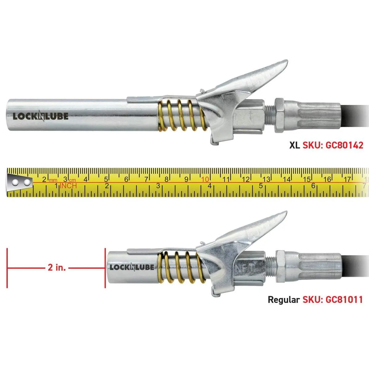 2-in-1 Pneumatic Grease Gun with Single Shot & Continuous Modes