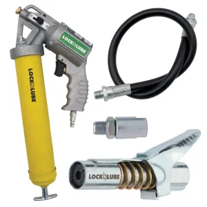 2-in-1 Pneumatic Grease Gun with Single Shot & Continuous Modes