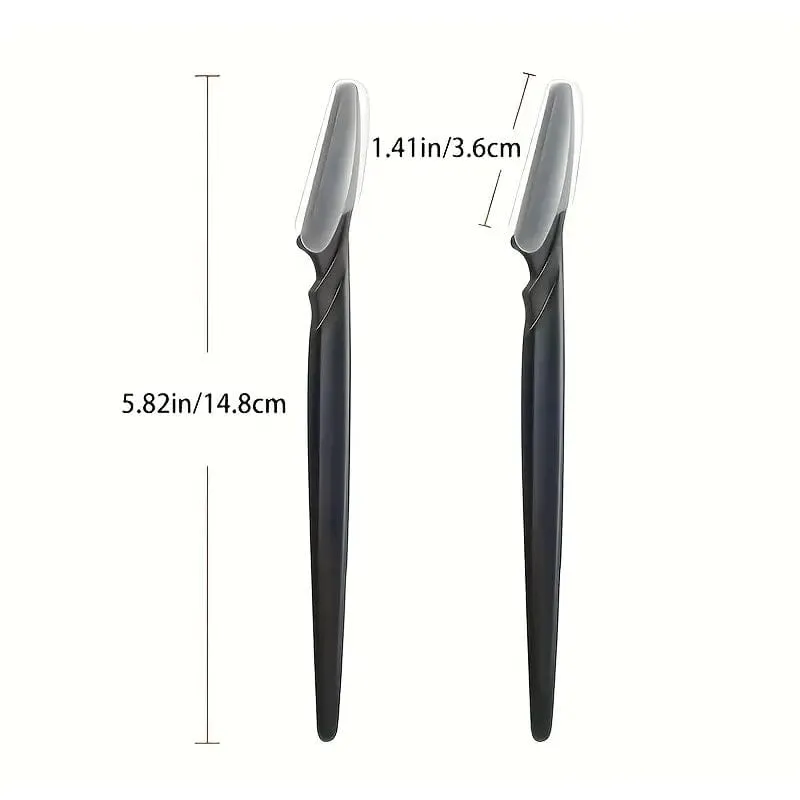 2-Pack: Eyebrow Razor Shaper Shaving Grooming Kit