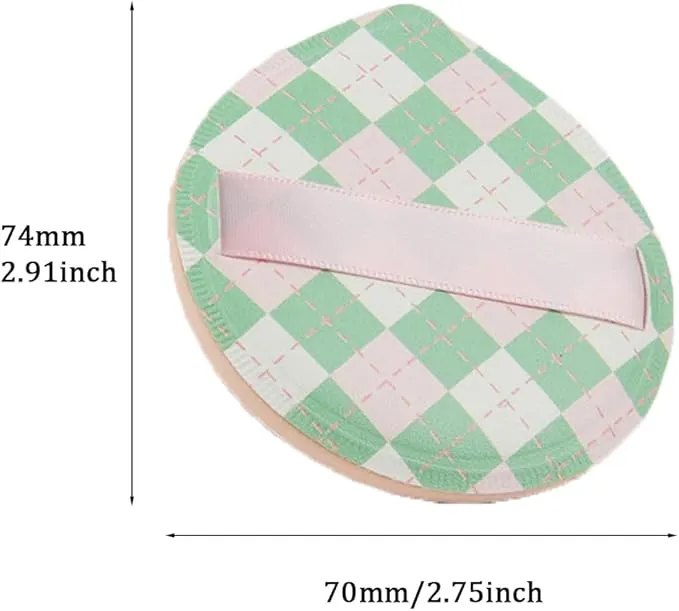 2 Pcs Soft Powder Puffs, Large Makeup Sponge For Wet & Dry Use