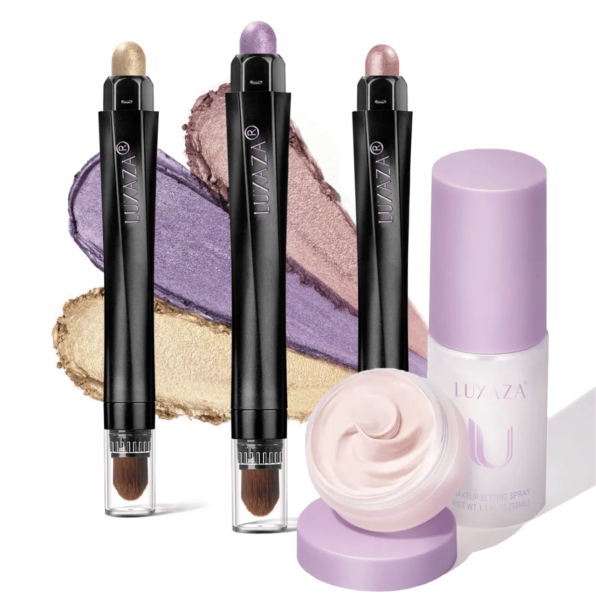 3-in-1 Eye Makeup Kit(5pcs) - Milk Shake Set