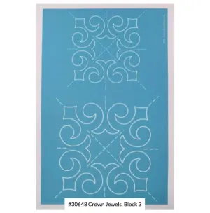 30648 Crown Jewels Block 8" & 6" Blocks