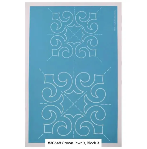 30648 Crown Jewels Block 8" & 6" Blocks