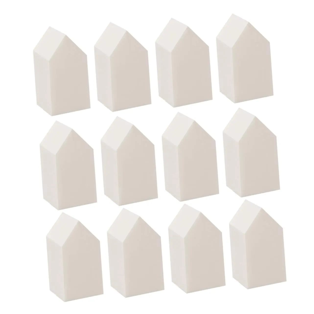 30pcs Disposable Makeup Powder Puff for Foundation Blush Loose Texture Flat Design for Precise Application for Daily Party Makeup