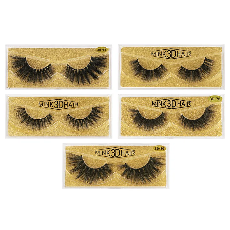 3D Enlarge Cruelty Free Mink Hair False Eyelash 3D02