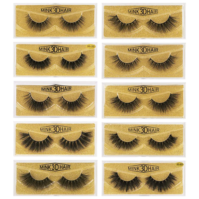 3D Enlarge Cruelty Free Mink Hair False Eyelash 3D73