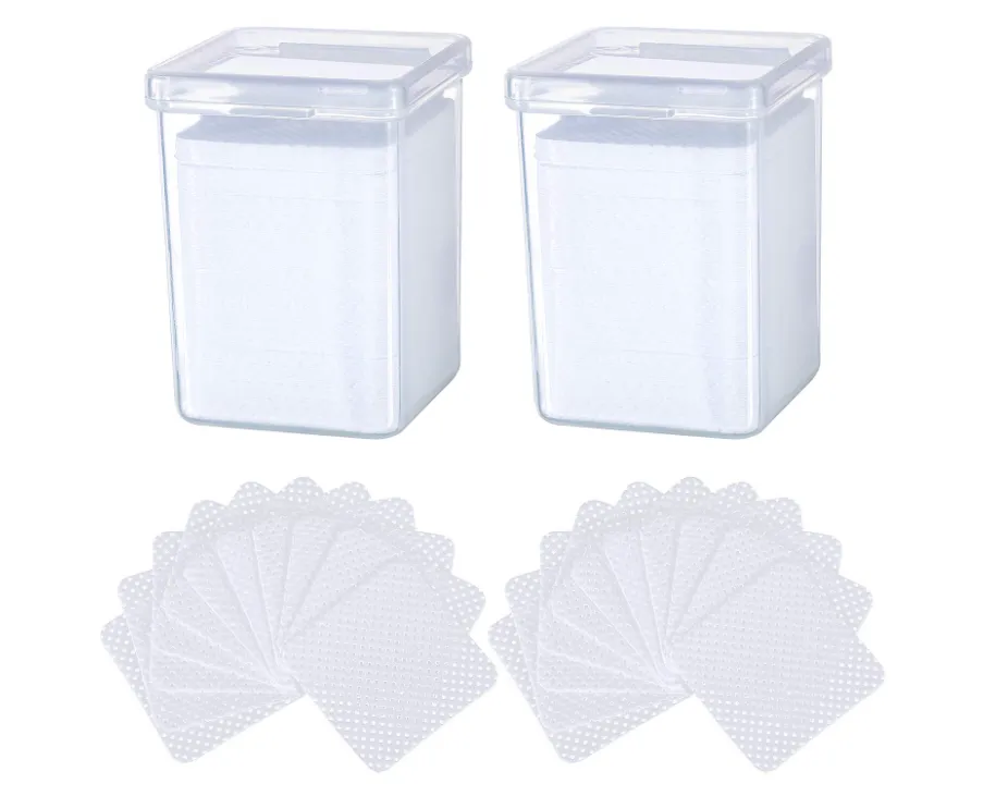 400pcs Lint Free Glue Wipes For Cleaning Tweezers and Glue Bottle Mouth