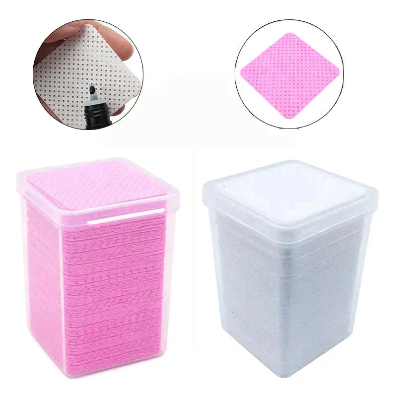 400pcs Lint Free Glue Wipes For Cleaning Tweezers and Glue Bottle Mouth
