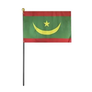 4x6" Mauritania Stick Flag