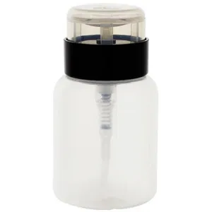 5 oz / 150 ml Clear Plastic One Touch Dispener Bottle with Twist Lock Flip Cap (2 Pack)