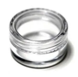 5ml Round Clear Pots   Lids