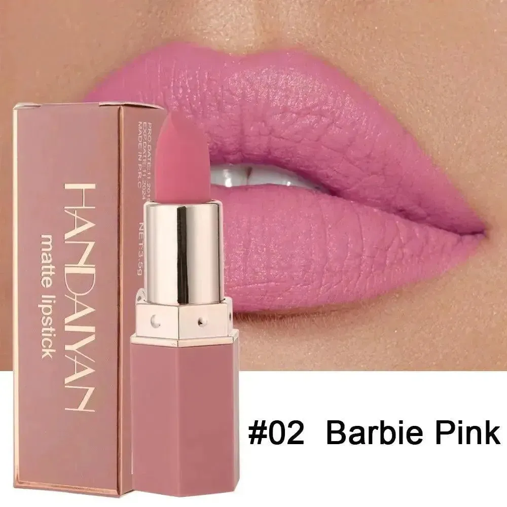 6-Color Matte Lipstick Set - Waterproof Beauty Lip Gloss