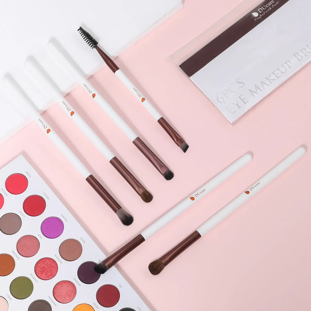 6in1 DUcare  Eyeshadow / Eyebrow / Concealer / Blending Brushes Set