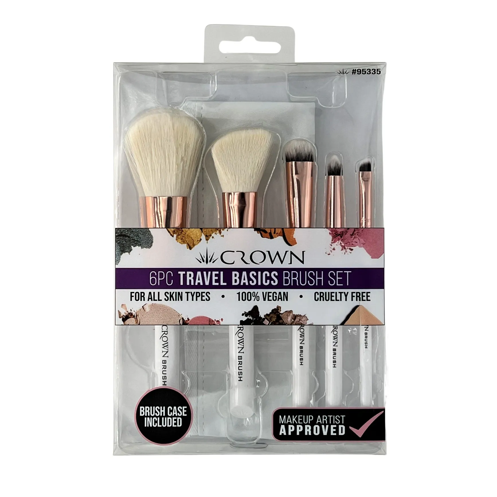 6PC TRAVEL BASICS BRUSH SET