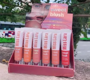 6pcs Creamy Liquid Blush Matte Moist Liquid Blusher Natural Cheek Tint Blush Waterproof Lasting Brightening Blush