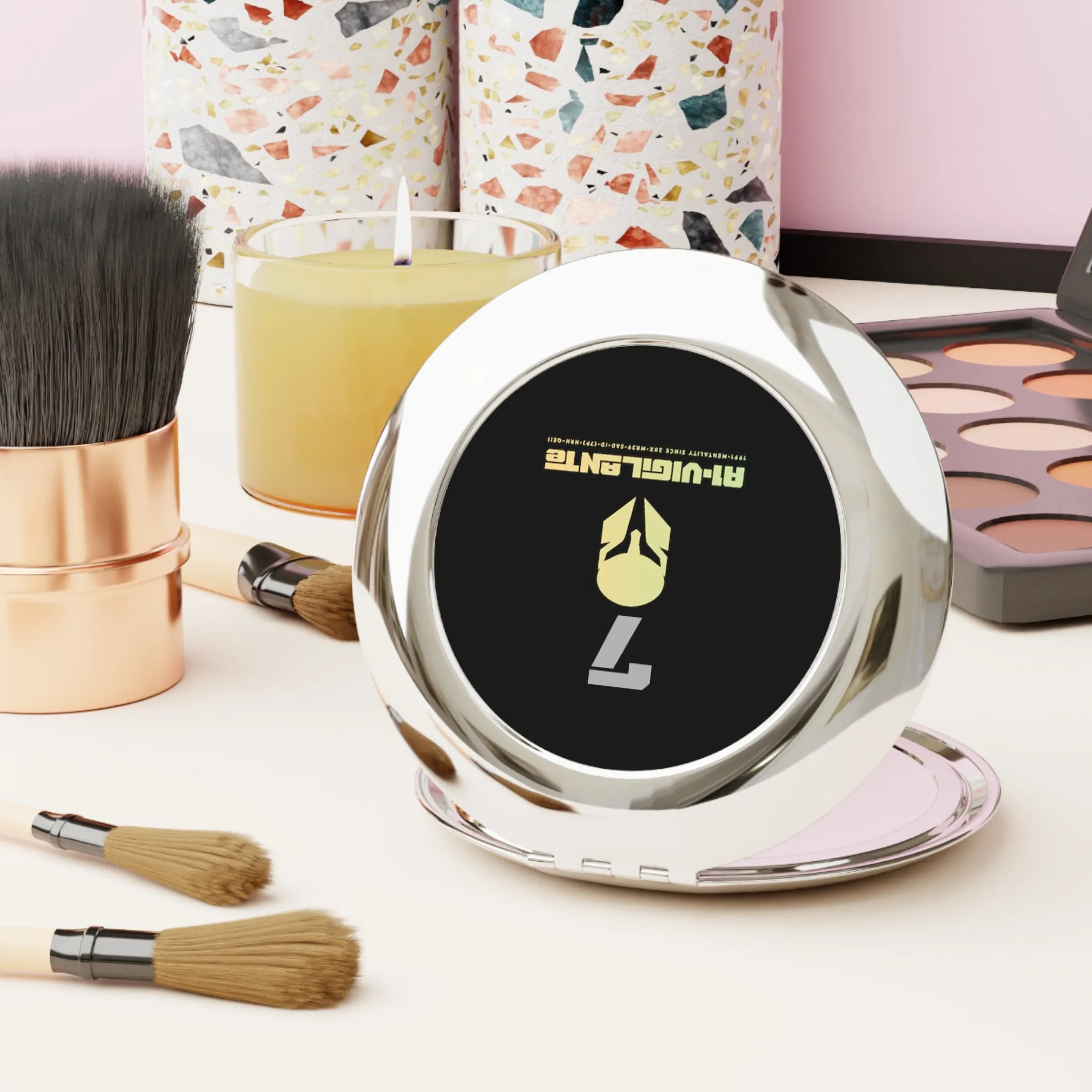 A1-Vigilante- Sparta 7 Compact Travel Mirror