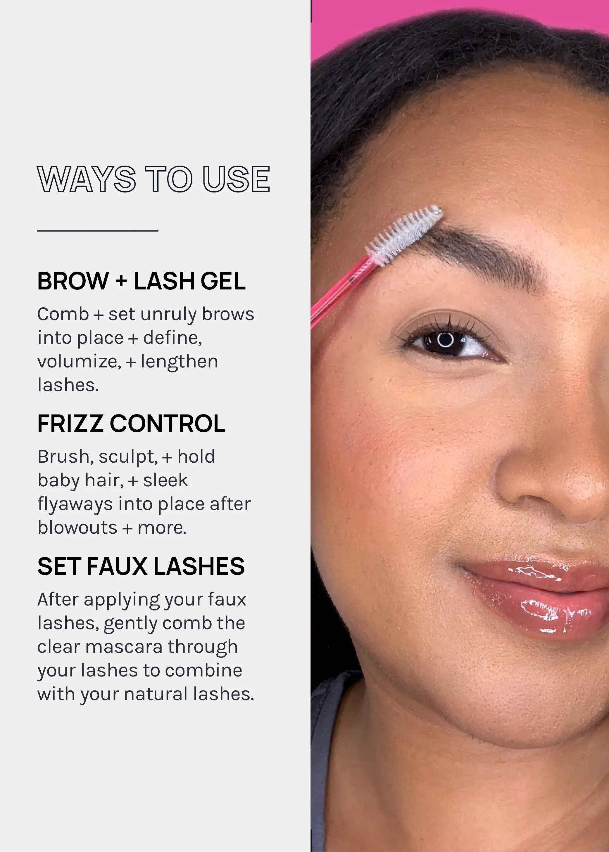 a2o Lab Lash   Brow Clear Mascara