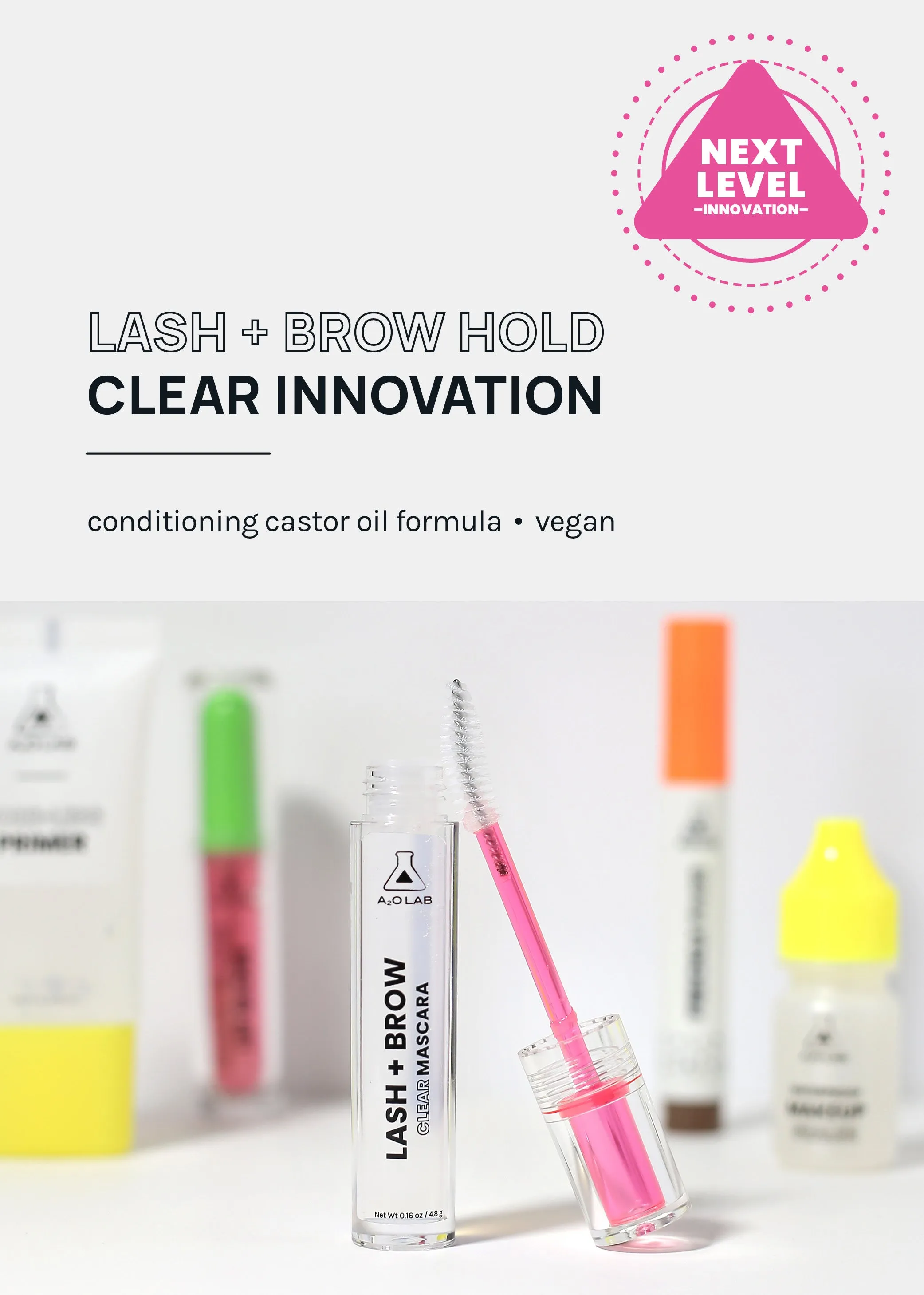 a2o Lab Lash   Brow Clear Mascara