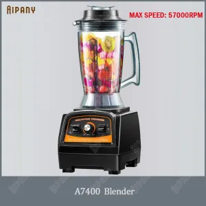 A7400 Smoothie Blender 2800W, Blender Smoothie Makers and Portable Blender with 3.9L Bottles, Kitchen Blenders for Smoothies