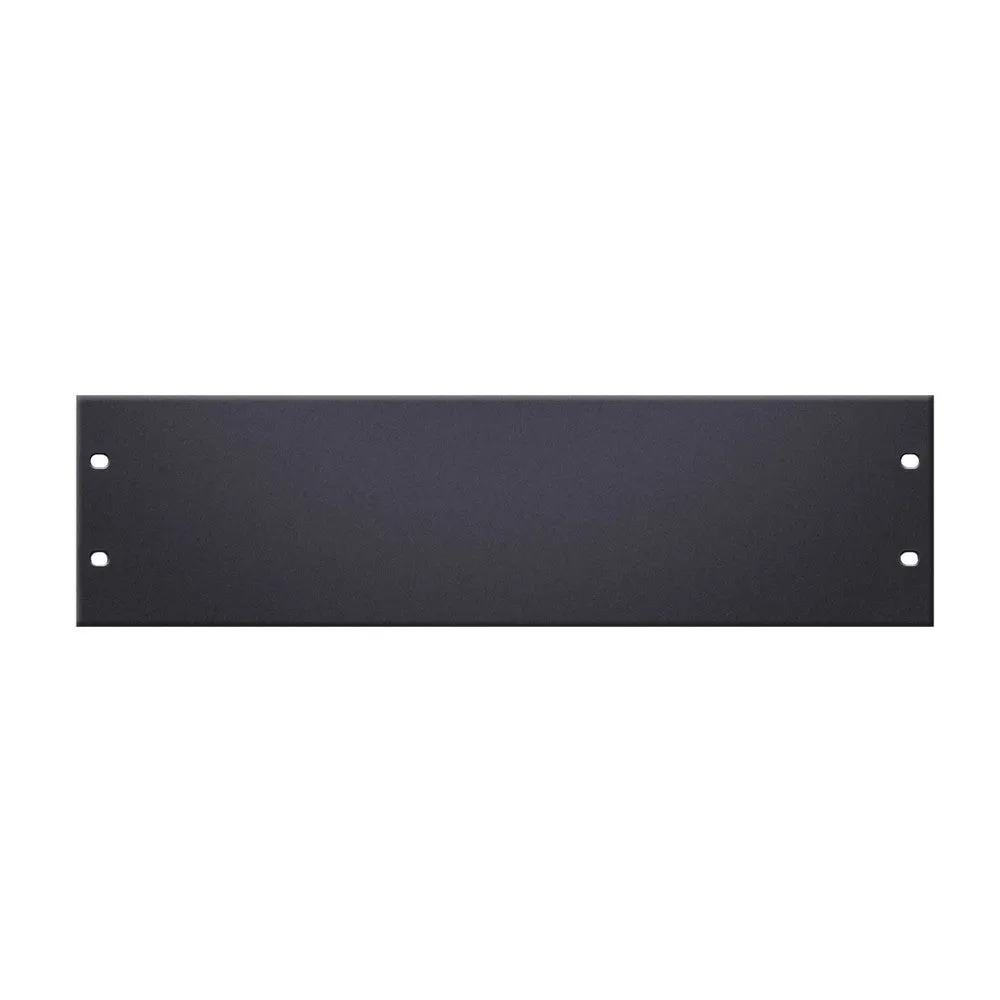 Adam Hall AH-87223STL 19" U-Shaped Steel Rack Panel - 3U