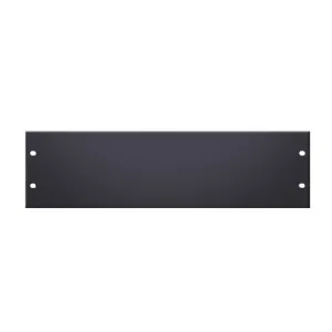 Adam Hall AH-87223STL 19" U-Shaped Steel Rack Panel - 3U