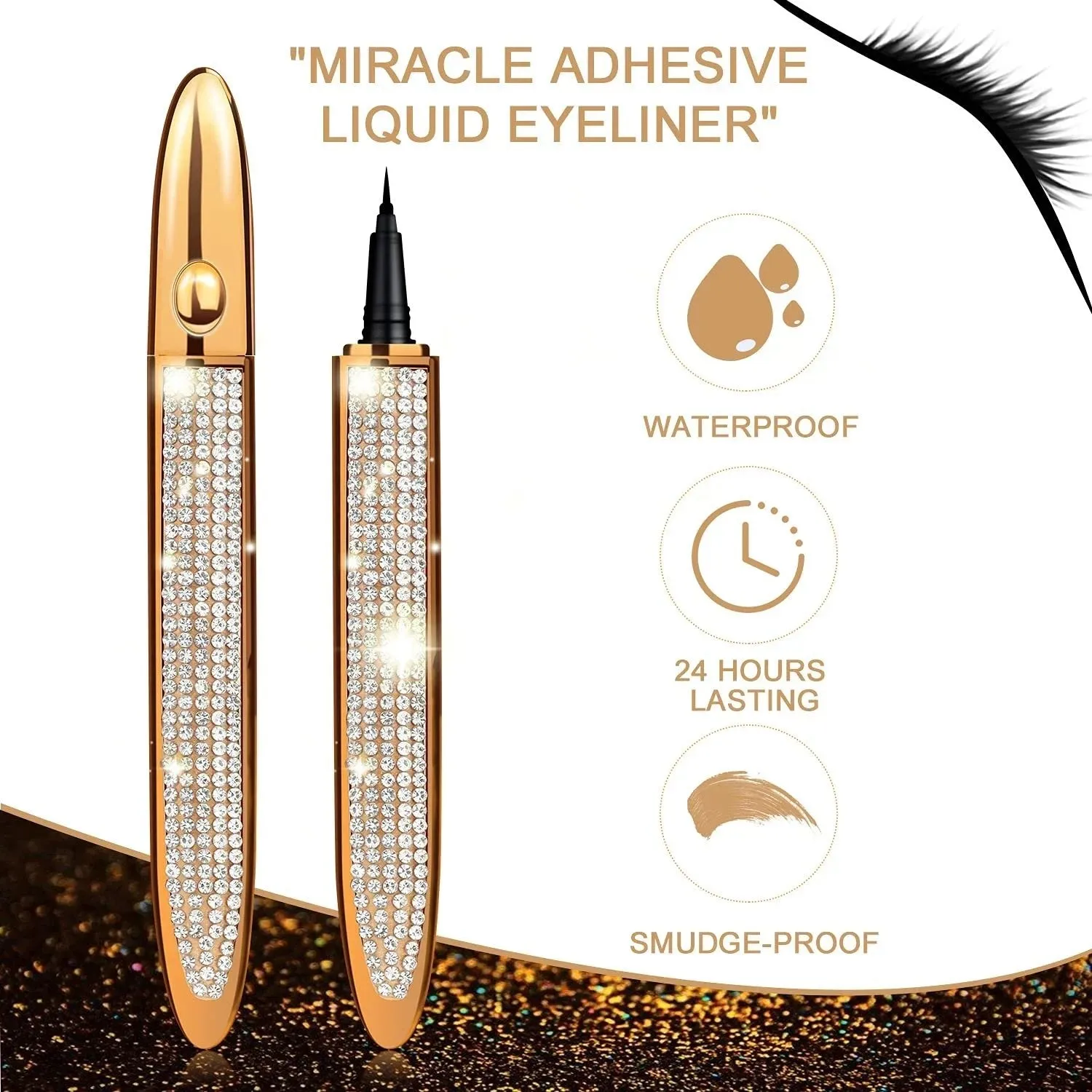 Adhesive Eyeliner Eyelash Glue Pencil