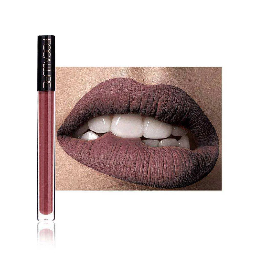Aesthetic Long Lasting Women Matte Liquid Waterproof Lip Gloss