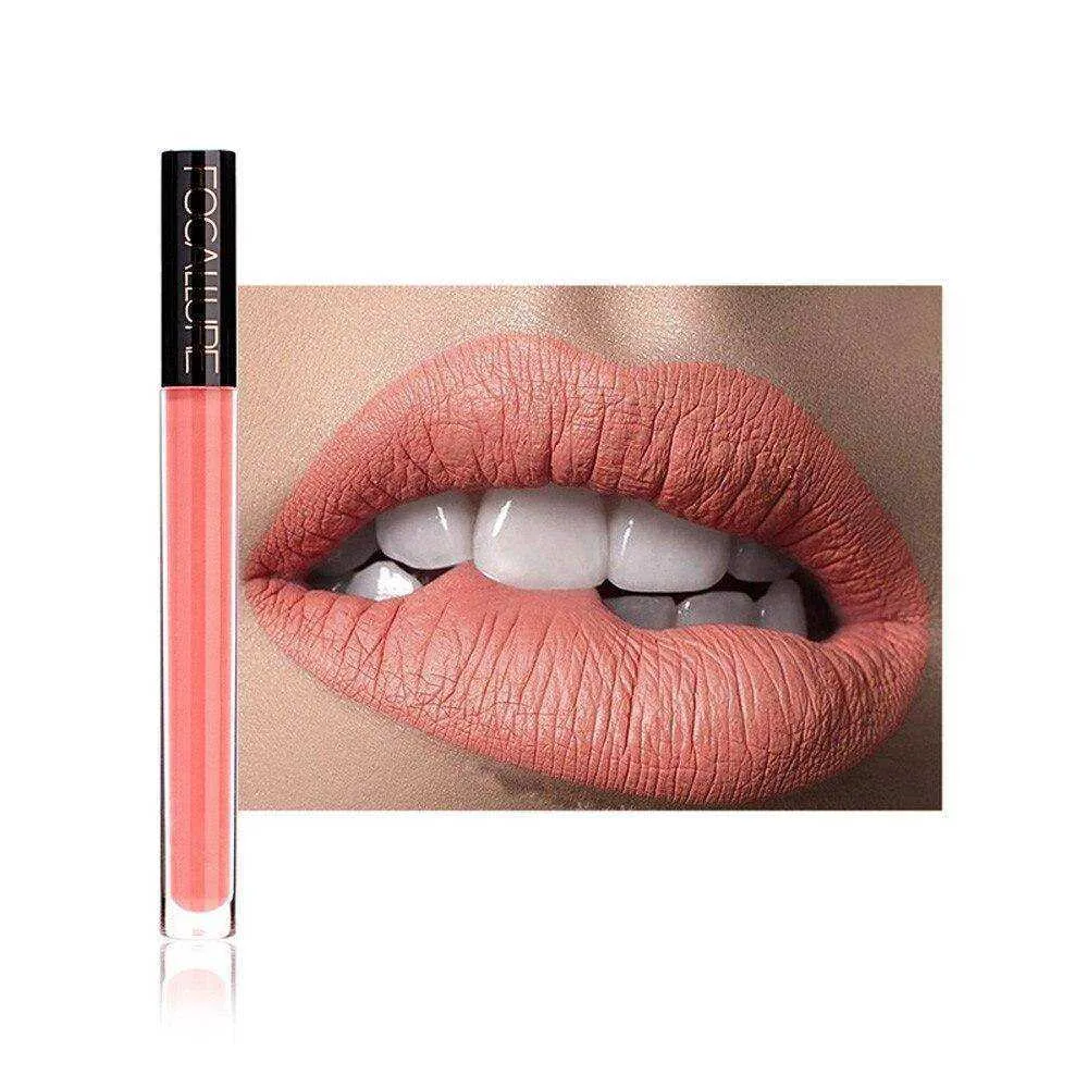 Aesthetic Long Lasting Women Matte Liquid Waterproof Lip Gloss
