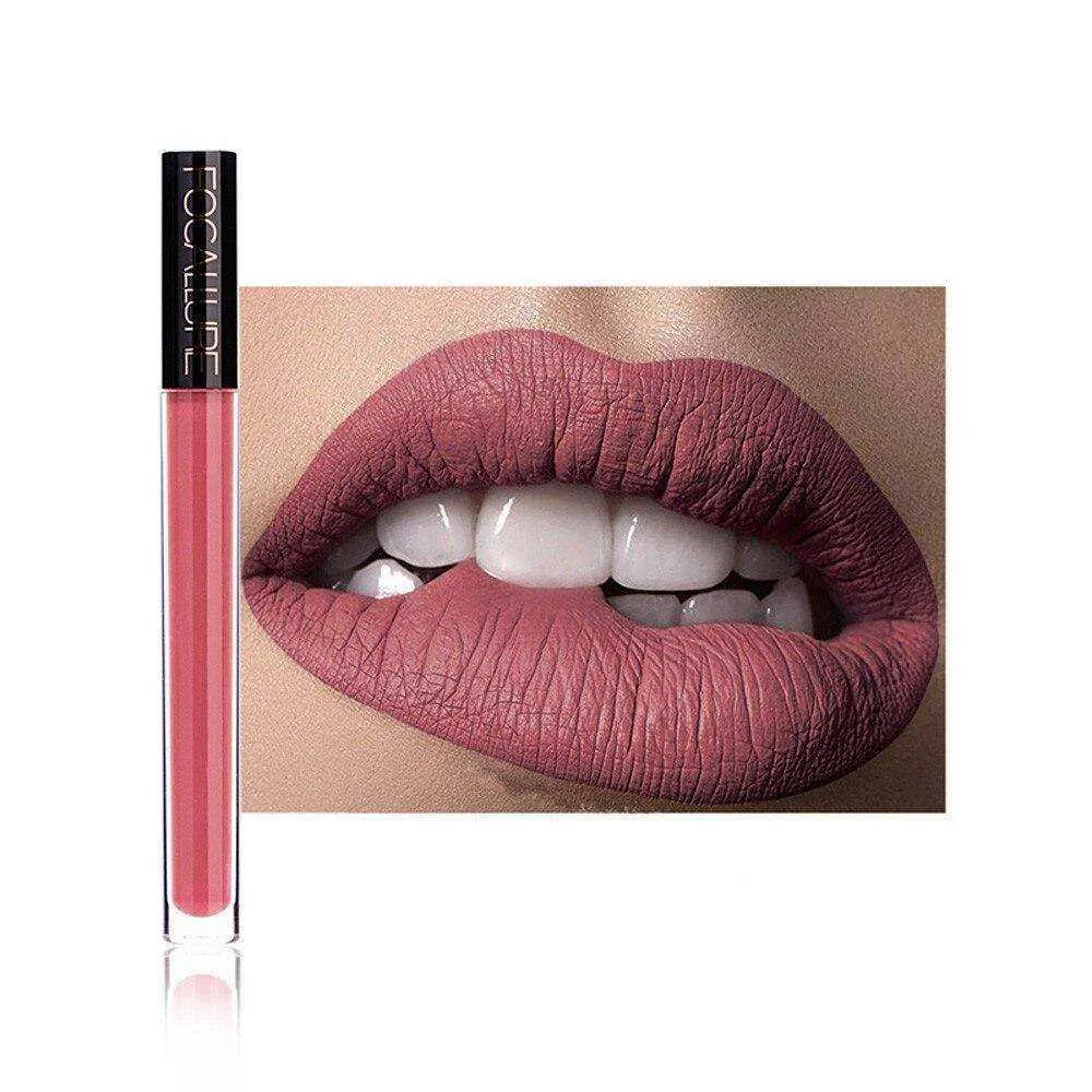 Aesthetic Long Lasting Women Matte Liquid Waterproof Lip Gloss