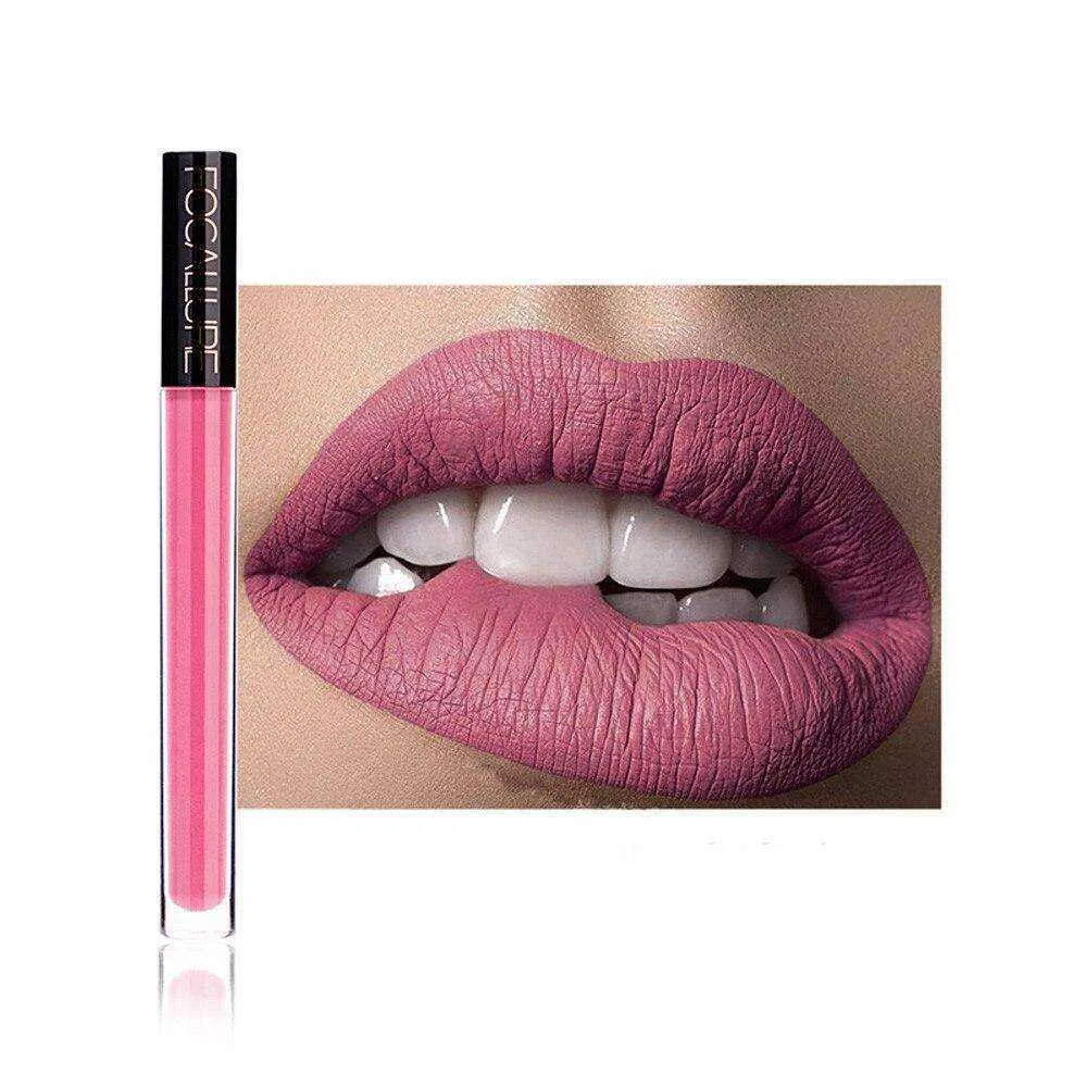 Aesthetic Long Lasting Women Matte Liquid Waterproof Lip Gloss
