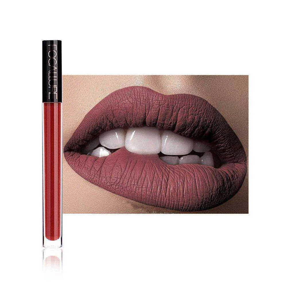 Aesthetic Long Lasting Women Matte Liquid Waterproof Lip Gloss