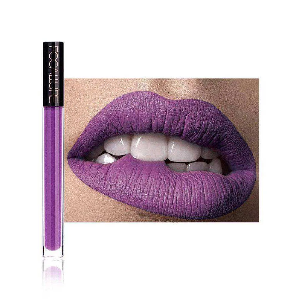 Aesthetic Long Lasting Women Matte Liquid Waterproof Lip Gloss