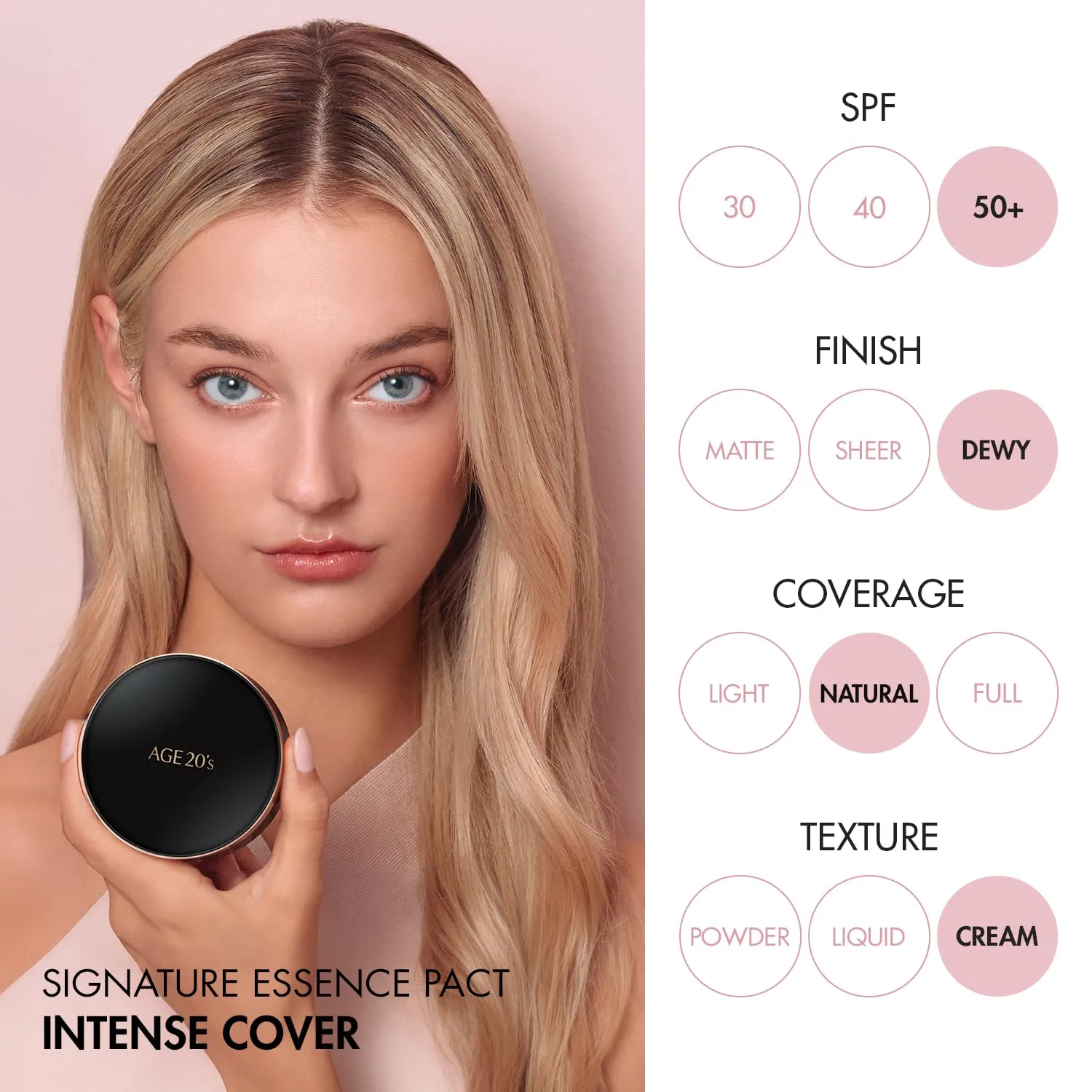 AGE 20's Signature Intense Sunscreen SPF 50  Foundation
