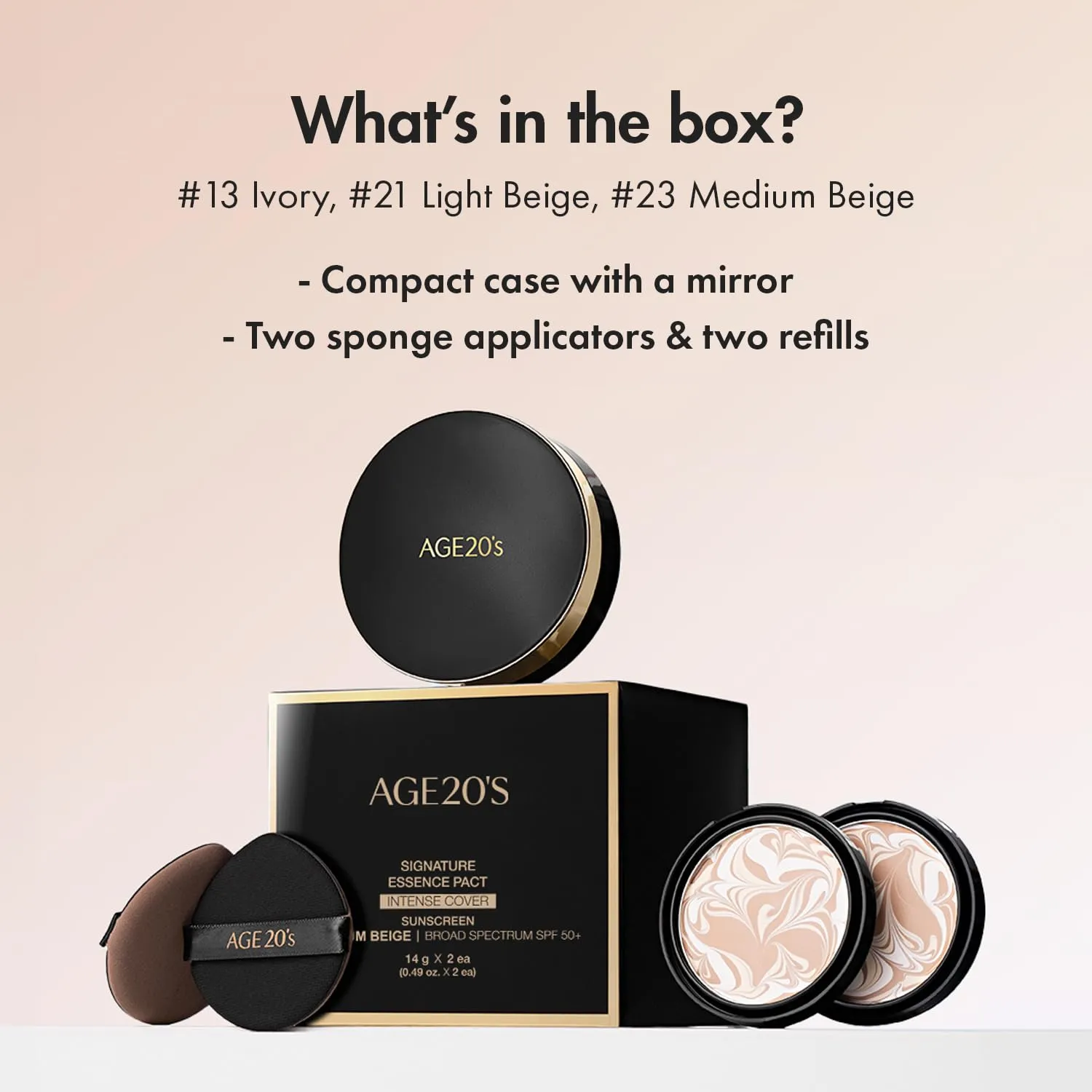 AGE 20's Signature Intense Sunscreen SPF 50  Foundation
