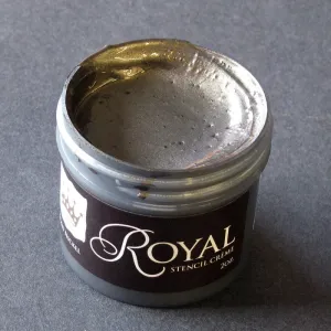 Aged Nickel Stencil Creme
