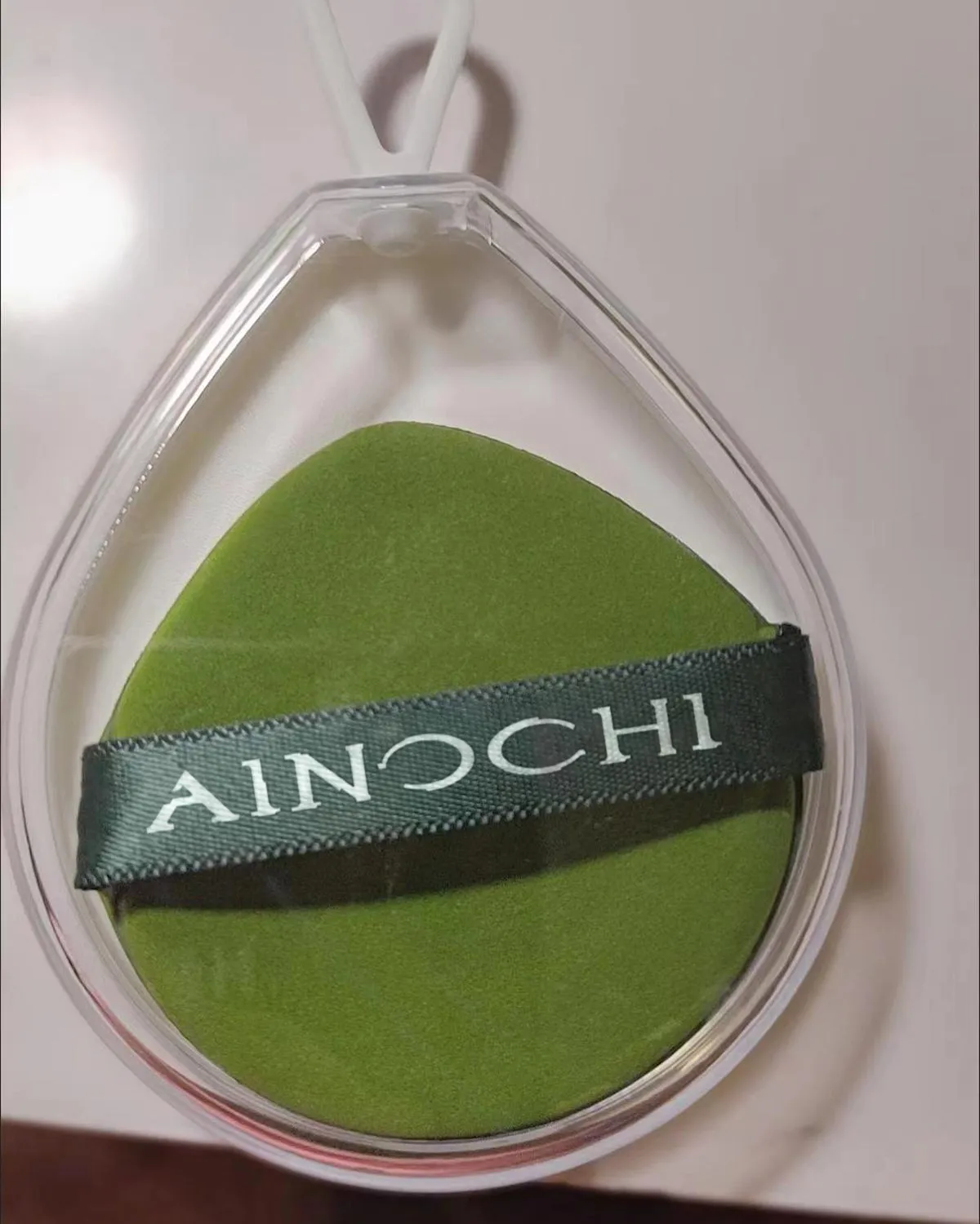 AINOCHI Pure Cotton Powder Puff,for Powder Foundation, with Strap, Blending for Loose
