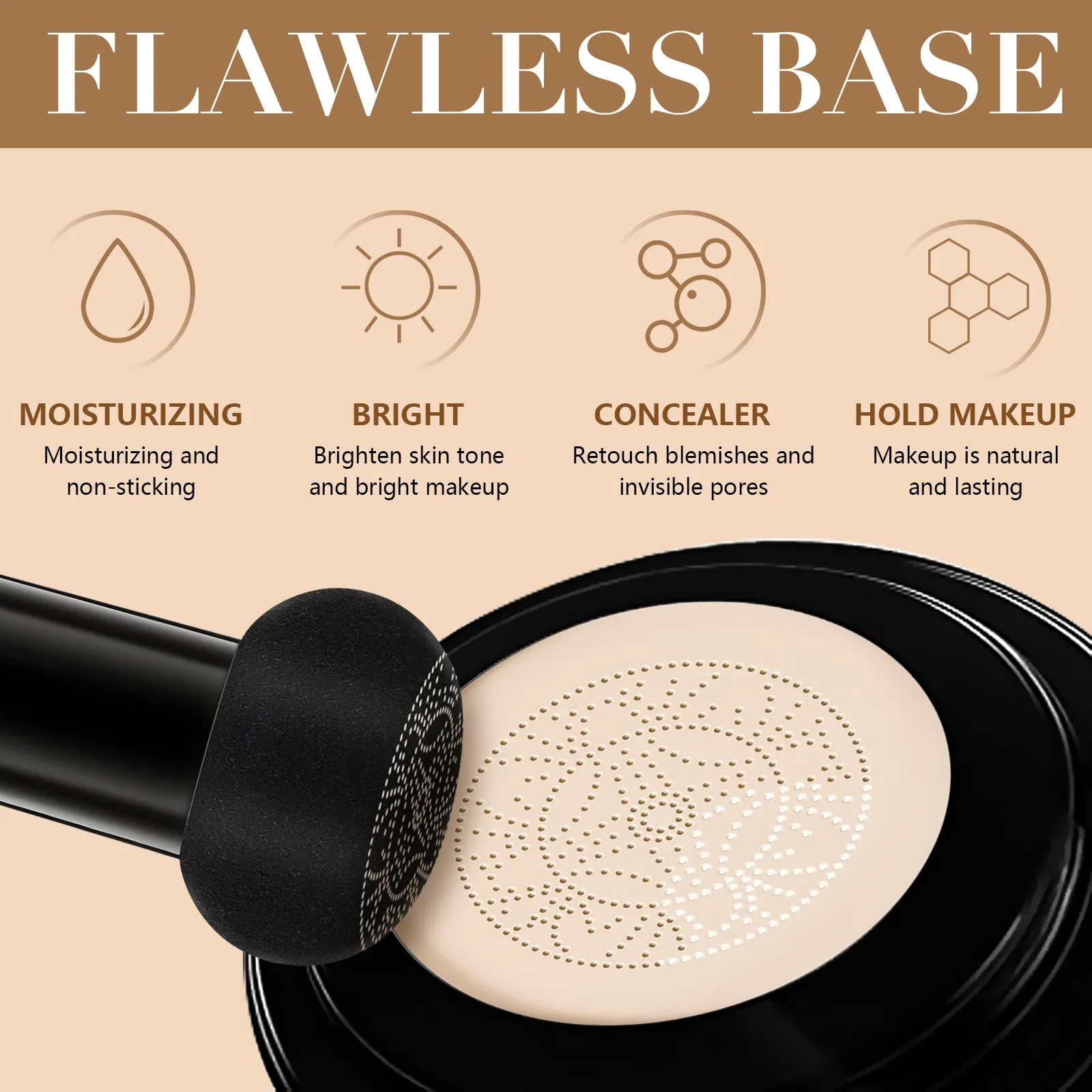 Aliver Mushroom Head Air Cushion CC Cream, BB Cream Foundation