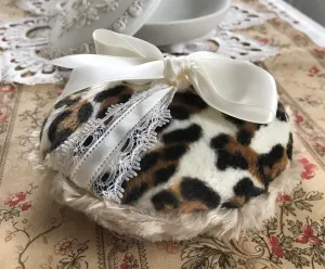 Animal Print Powder Puff