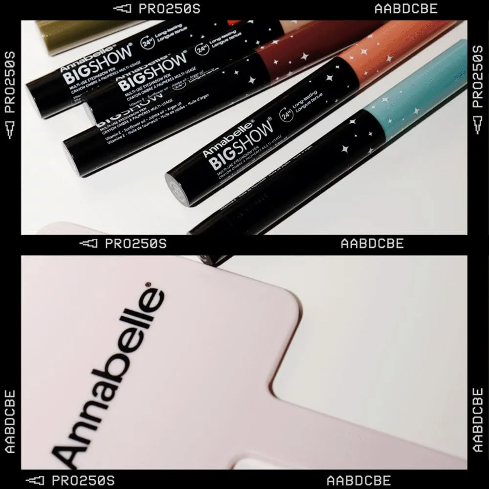 Annabelle Bigshow Multi-Use Eyeshadow Pen, 01 Champagne, Highly Pigmented, Long-Lasting, Waterproof, Transfer-Proof, Smudge-Proof, Paraben-Free, Fragrance-Free, Oil-Free, Vegan, Cruelty-Free, 1.3 g